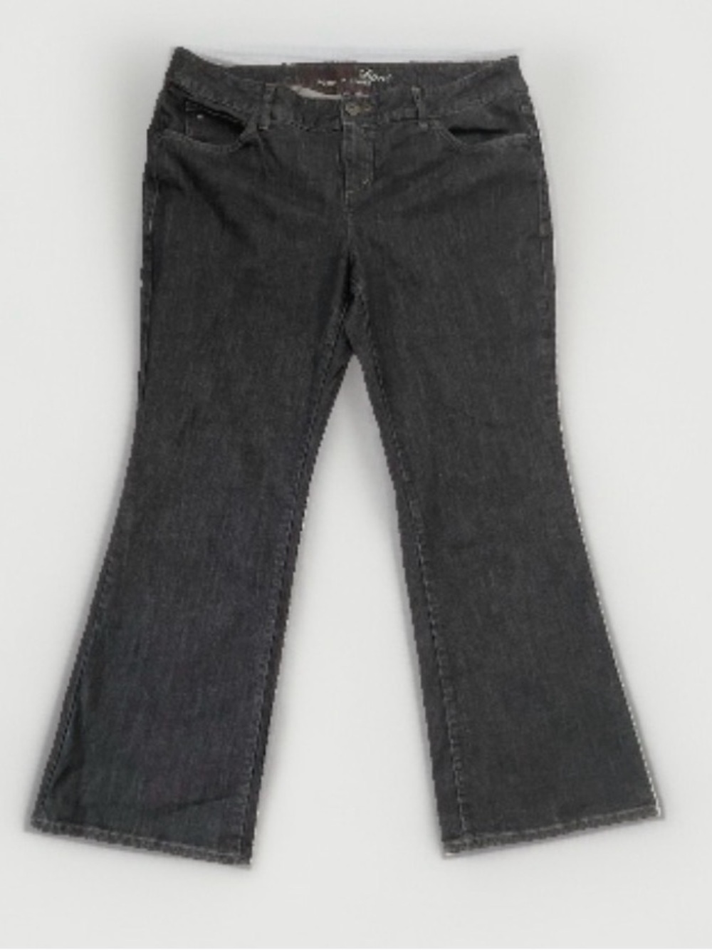 Tommy Hilfiger Women's Black Freedom Boot Cut Jeans 16